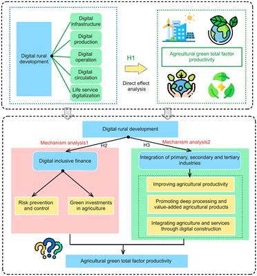 Empowering sustainable development: revolutionizing agricultural green total factor productivity through rural digitalization